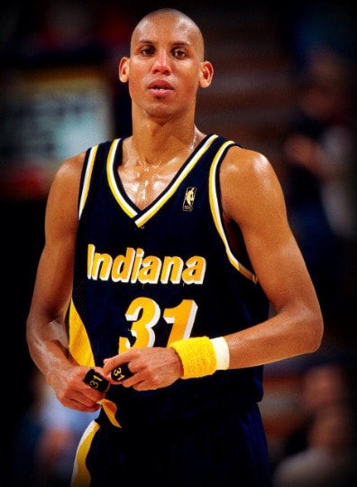 Indiana pacers reggie miller jersey top